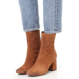Free people Cecile block heel bootie